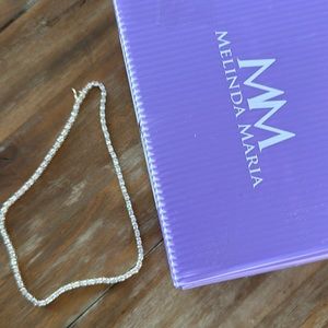 Melinda Maria tennis necklace
